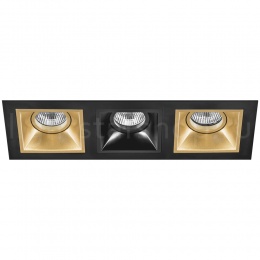 Встраиваемый светильник Lightstar DOMINO QUADRO МR16 (комплект) D537030703