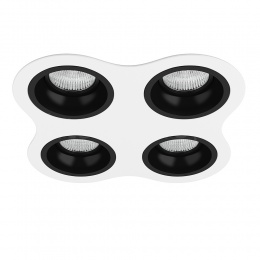 Встраиваемый светильник Lightstar DOMINO ROUND МR16 (комплект) D64607070707