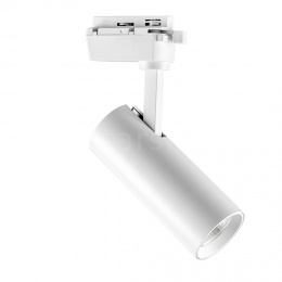 Светильник трековый с однофазным адаптером Lightstar VOLTA LED 20W 228236