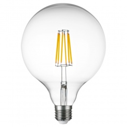 Лампа LED FILAMENT G125 E27 10W 220V 4000K 360G CL Lightstar 933204