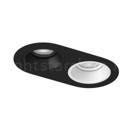 Встраиваемый светильник Lightstar DOMINO ROUND МR16 (комплект) D6570607WBMOD