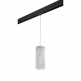 Подвесной трековый светильник с однофазным адаптером PRO Lightstar CRISTALLO PRO795324