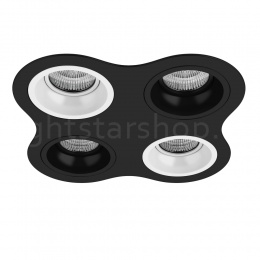 Встраиваемый светильник Lightstar DOMINO ROUND МR16 (комплект) D64706070607