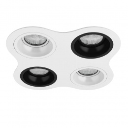 Встраиваемый светильник Lightstar DOMINO ROUND МR16 (комплект) D64606070607