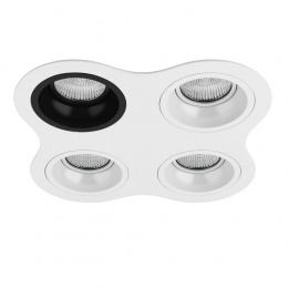 Встраиваемый светильник Lightstar DOMINO ROUND МR16 (комплект) D64607060606