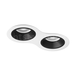 Встраиваемый светильник Lightstar DOMINO ROUND МR16 (комплект) D6260707WMOD