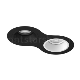 Встраиваемый светильник Lightstar DOMINO ROUND МR16 (комплект) D6270607WBMOD