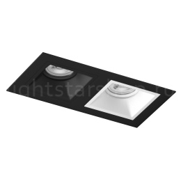 Встраиваемый светильник Lightstar DOMINO QUADRO МR16 (комплект) D5270607WBMOD