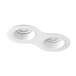 Встраиваемый светильник Lightstar DOMINO ROUND МR16 (комплект) D6260606WMOD