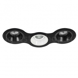 Встраиваемый светильник Lightstar DOMINO ROUND МR16 (комплект) D697070607