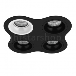 Встраиваемый светильник Lightstar DOMINO ROUND МR16 (комплект) D64706070707