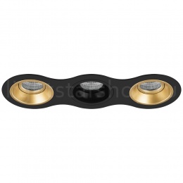 Встраиваемый светильник Lightstar DOMINO ROUND МR16 (комплект) D637030703