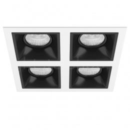 Встраиваемый светильник Lightstar DOMINO QUADRO МR16 (комплект) D54607070707