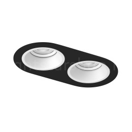 Встраиваемый светильник Lightstar DOMINO ROUND МR16 (комплект) D6570606WMOD