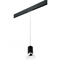 Подвесной трековый светильник с однофазным адаптером PRO Lightstar RULLO HP16 PRORP437436