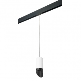 Подвесной трековый светильник с однофазным адаптером PRO Lightstar RULLO HP16 PRORP43637