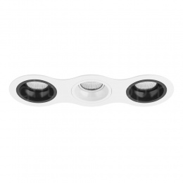 Встраиваемый светильник Lightstar DOMINO ROUND МR16 (комплект) D636070607