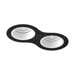 Встраиваемый светильник Lightstar DOMINO ROUND МR16 (комплект) D6270606WMOD