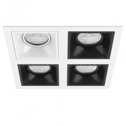 Встраиваемый светильник Lightstar DOMINO QUADRO МR16 (комплект) D54606070707