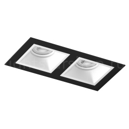 Встраиваемый светильник Lightstar DOMINO QUADRO МR16 (комплект) D5270606WMOD
