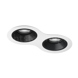 Встраиваемый светильник Lightstar DOMINO ROUND МR16 (комплект) D6260707BMOD