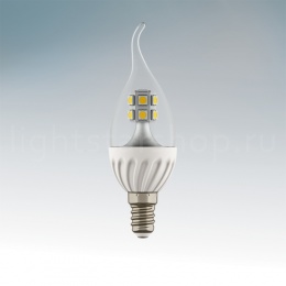 Лампа LED Свеча на ветру E14 4W 220V 4200K Lightstar 924644