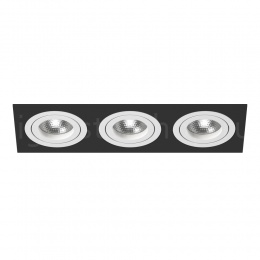 Встраиваемый светильник Lightstar INTERO 16 TRIPLE QUADRO GU10 i537060606