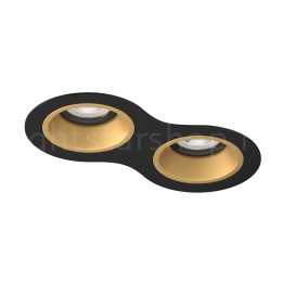 Встраиваемый светильник Lightstar DOMINO ROUND МR16 (комплект) D6270303BMOD