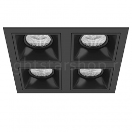 Встраиваемый светильник Lightstar DOMINO QUADRO МR16 (комплект) D54707070707