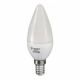Лампа LED C35 E14 6W 220V 3000K 360G DIMM Lightstar 940512