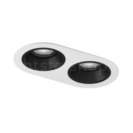 Встраиваемый светильник Lightstar DOMINO ROUND МR16 (комплект) D6560707BMOD