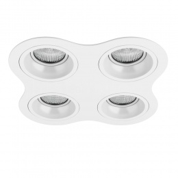 Встраиваемый светильник Lightstar DOMINO ROUND МR16 (комплект) D64606060606