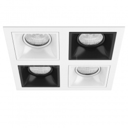 Встраиваемый светильник Lightstar DOMINO QUADRO МR16 (комплект) D54606070607