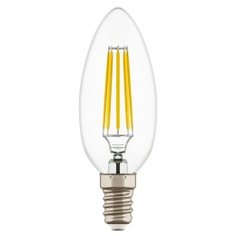 Лампа LED FILAMENT C35 E14 6W 220V 4000K 360G CL Lightstar 933504