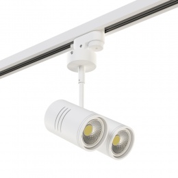 Светильник трековый с однофазным адаптером Lightstar RULLO 2xHP16 A1T214446