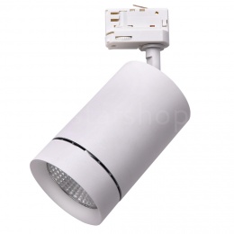 Светильник трековый с трехфазным адаптером Lightstar CANNO LED 35W 303564