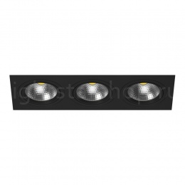 Встраиваемый светильник Lightstar INTERO 111 TRIPLE QUADRO i837070707