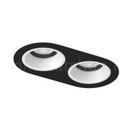 Встраиваемый светильник Lightstar DOMINO ROUND МR16 (комплект) D6570606BMOD
