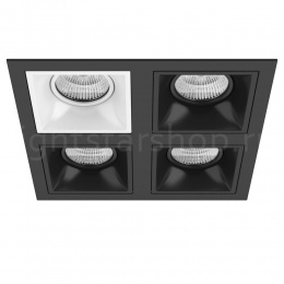 Встраиваемый светильник Lightstar DOMINO QUADRO МR16 (комплект) D54706070707