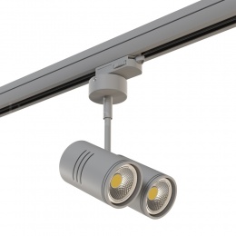 Светильник трековый с трехфазным адаптером Lightstar RULLO 2xHP16 A3T214449