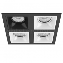 Встраиваемый светильник Lightstar DOMINO QUADRO МR16 (комплект) D54707060606