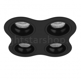 Встраиваемый светильник Lightstar DOMINO ROUND МR16 (комплект) D64707070707