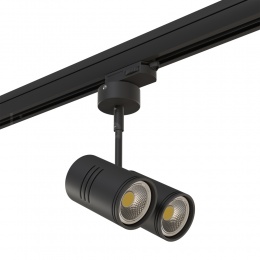 Светильник трековый с трехфазным адаптером Lightstar RULLO 2xHP16 A3T214447