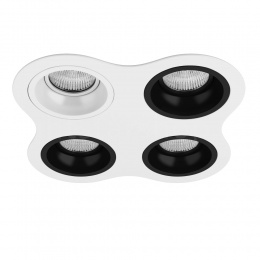 Встраиваемый светильник Lightstar DOMINO ROUND МR16 (комплект) D64606070707