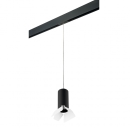 Подвесной трековый светильник с однофазным адаптером PRO Lightstar RULLO HP16 PRORP487436