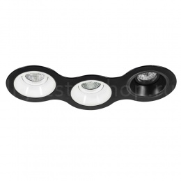 Встраиваемый светильник Lightstar DOMINO ROUND МR16 (комплект) D697060607