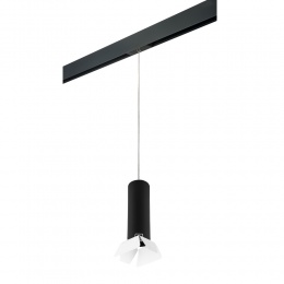Подвесной трековый светильник с однофазным адаптером PRO Lightstar RULLO HP16 PRORP497436