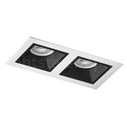 Встраиваемый светильник Lightstar DOMINO QUADRO МR16 (комплект) D5260707WMOD