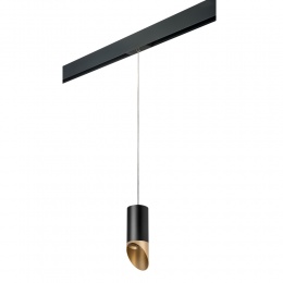 Подвесной трековый светильник с однофазным адаптером PRO Lightstar RULLO HP16 PRORP437140