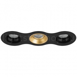 Встраиваемый светильник Lightstar DOMINO ROUND МR16 (комплект) D637070307